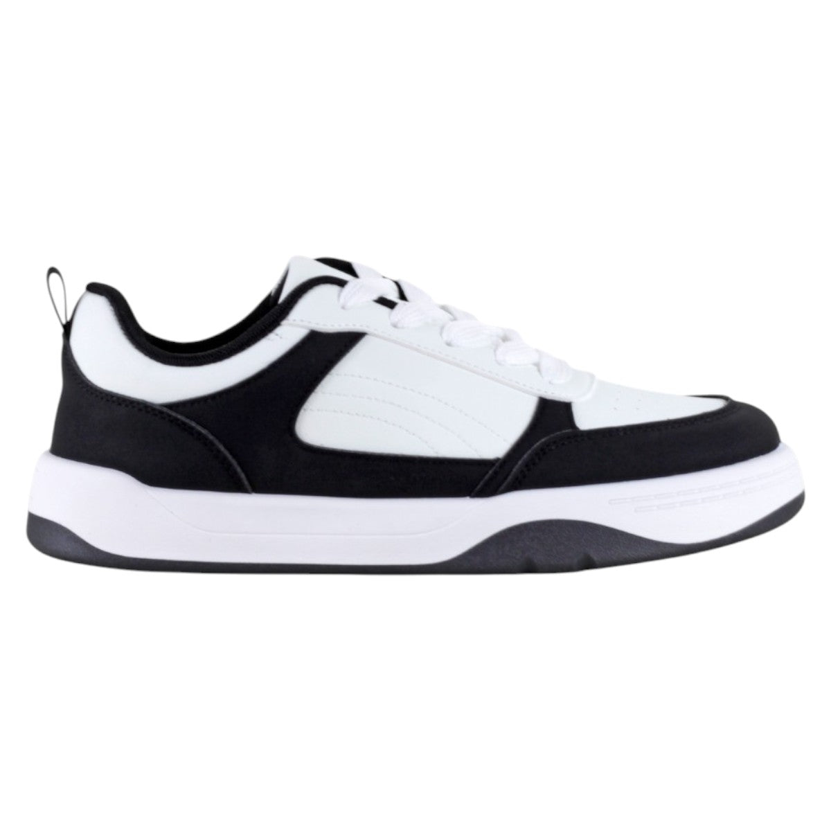 Foto 3 pulgar | Tenis Con Cordones Exterior Piel Vegana Color Negro Para Hombre De Rbcollection