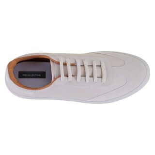 Foto 4 | Tenis Con Cordones Exterior Piel Vegana Color Beige Para Hombre De Rbcollection