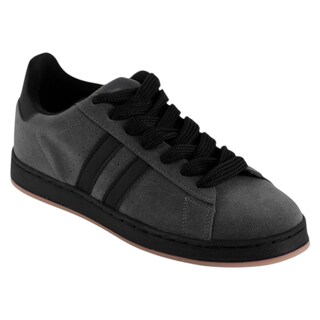 Foto 1 | Tenis Con Cordones Exterior Piel Vegana Color Gris Para Hombre De Rbcollection