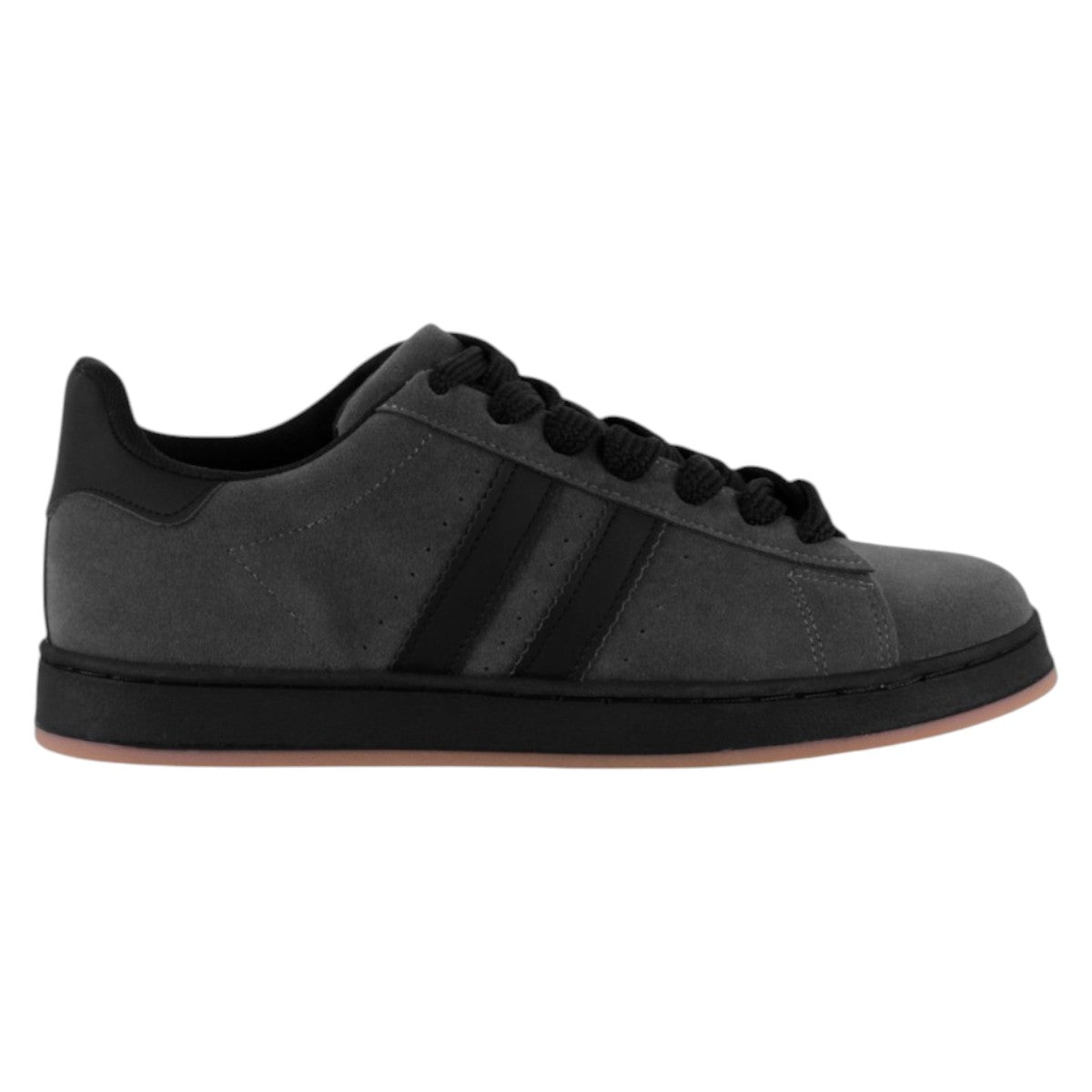 Foto 3 pulgar | Tenis Con Cordones Exterior Piel Vegana Color Gris Para Hombre De Rbcollection