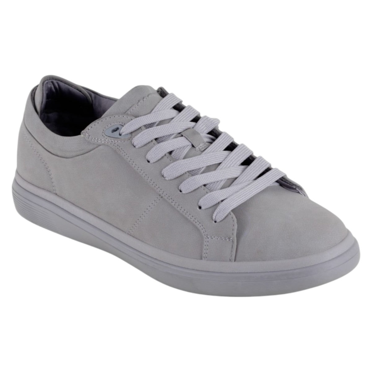 Foto 2 pulgar | Tenis Con Cordones Exterior Piel Vegana Color Gris Para Hombre De Rbcollection