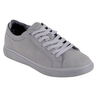 Foto 1 | Tenis Con Cordones Exterior Piel Vegana Color Gris Para Hombre De Rbcollection