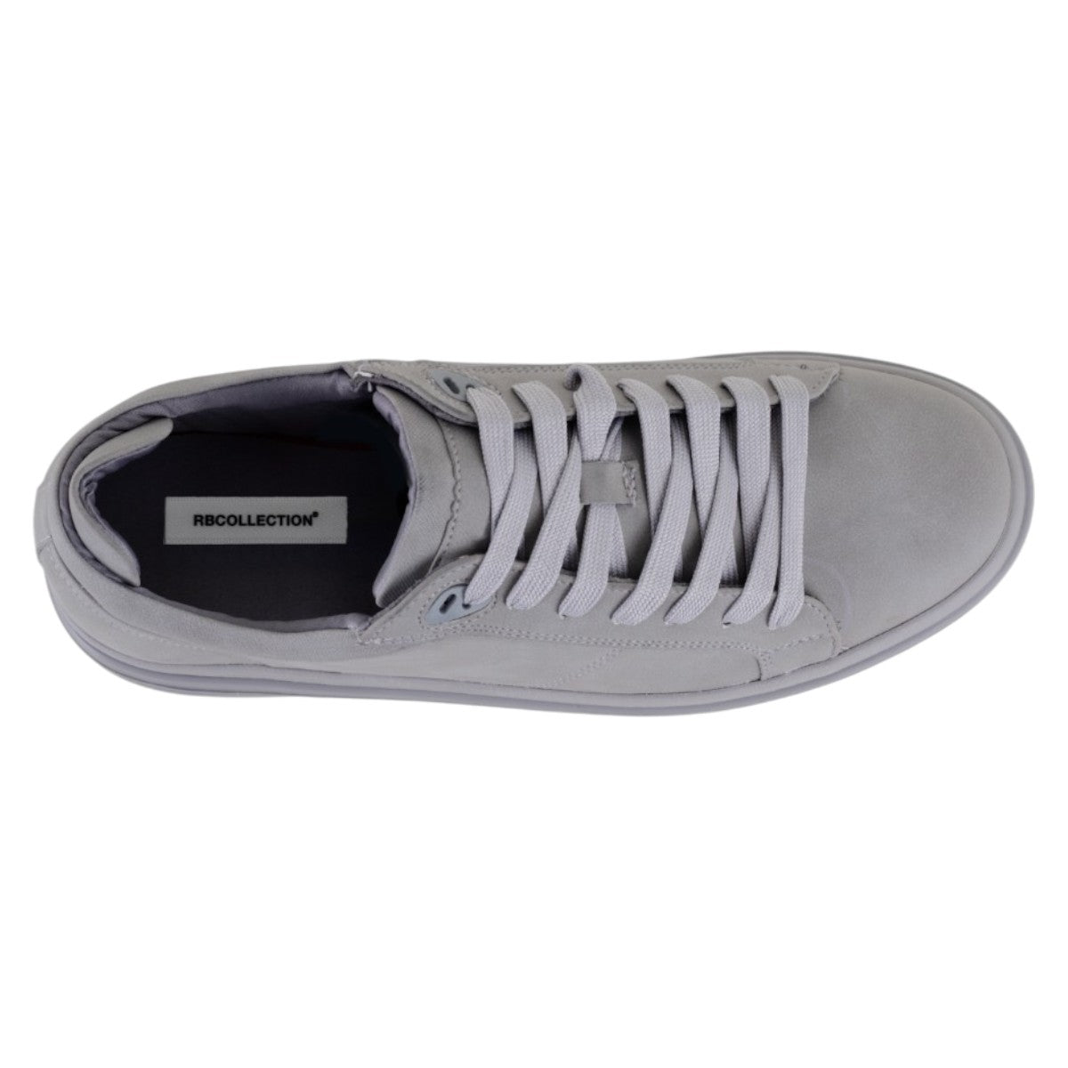 Foto 5 pulgar | Tenis Con Cordones Exterior Piel Vegana Color Gris Para Hombre De Rbcollection