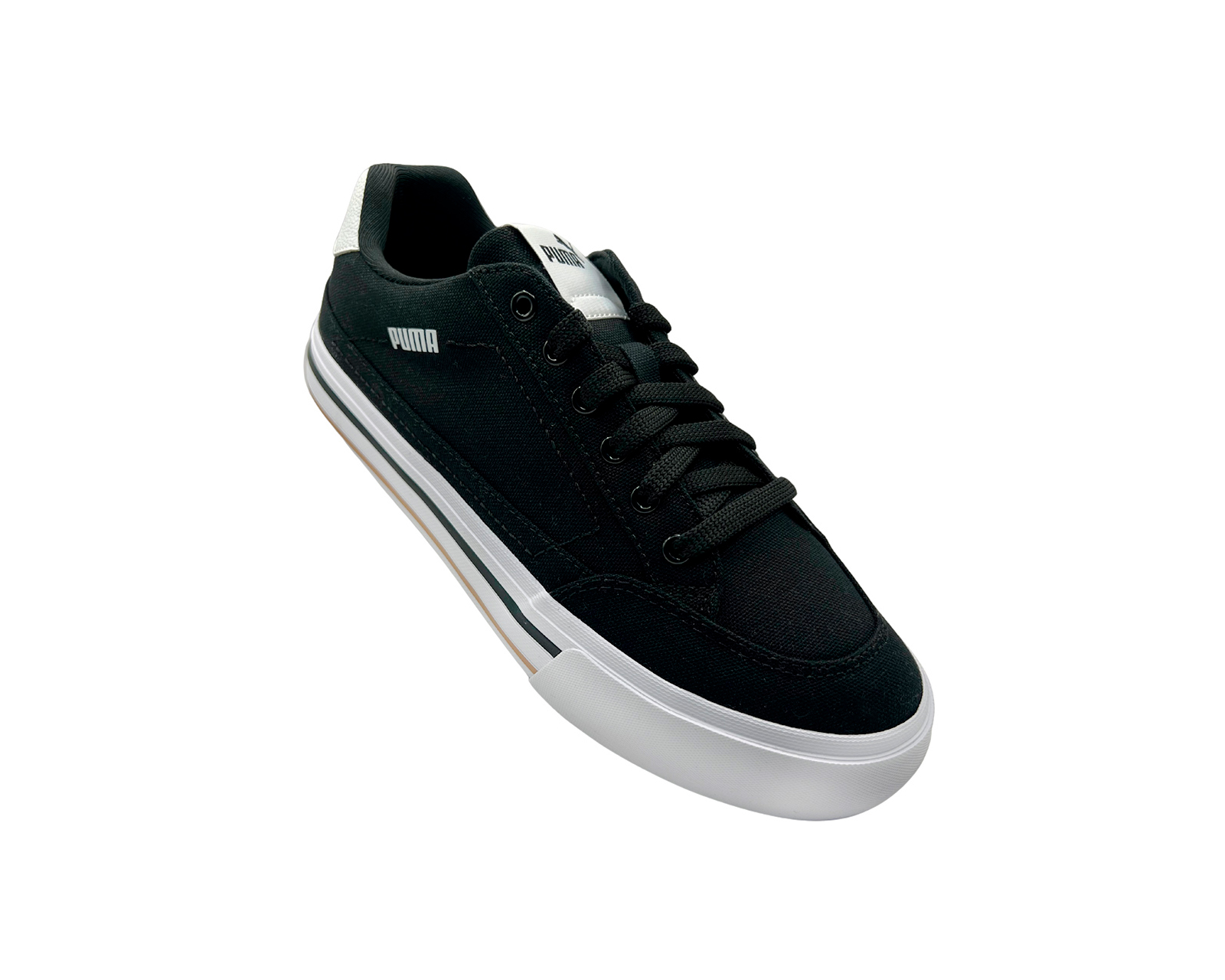Foto 4 pulgar | Tenis Puma  Negro Casual Court Clasic Vulc Unisex