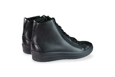 Foto 3 | Tenis Bota Hombre Benissimo 33709 Negro Casual Piel