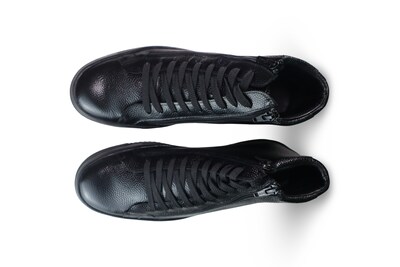 Foto 4 | Tenis Bota Hombre Benissimo 33709 Negro Casual Piel