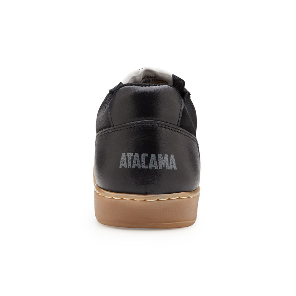 Foto 6 pulgar | Tenis Atacama Mullen Negros De Piel  Cómodos Y Resistentes Unisex