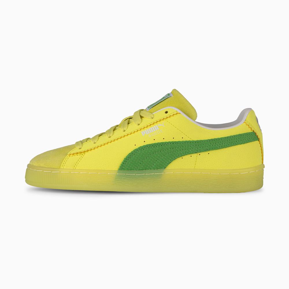 Foto 2 pulgar | Tenis Puma Suede Limom Para Hombre Amarillo