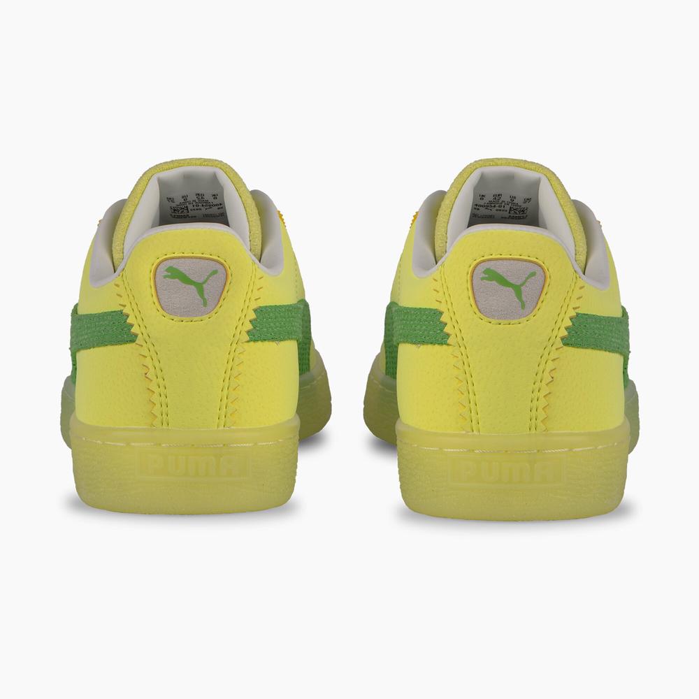 Foto 4 | Tenis Puma Suede Limom Para Hombre Amarillo