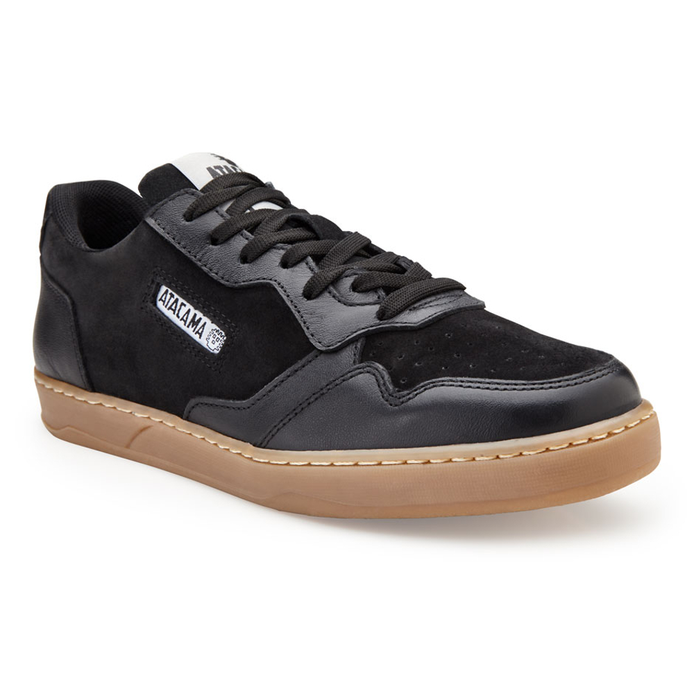Foto 9 pulgar | Tenis Atacama Mullen Negros De Piel  Cómodos Y Resistentes Unisex