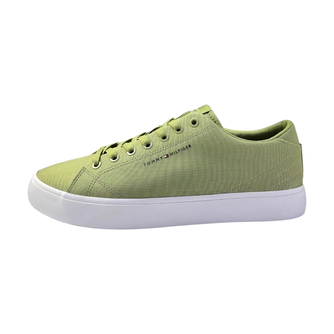 Foto 1 | Tenis Tommy Hilfiger Harlem Core Casual Comodo Color Verde Para Hombre