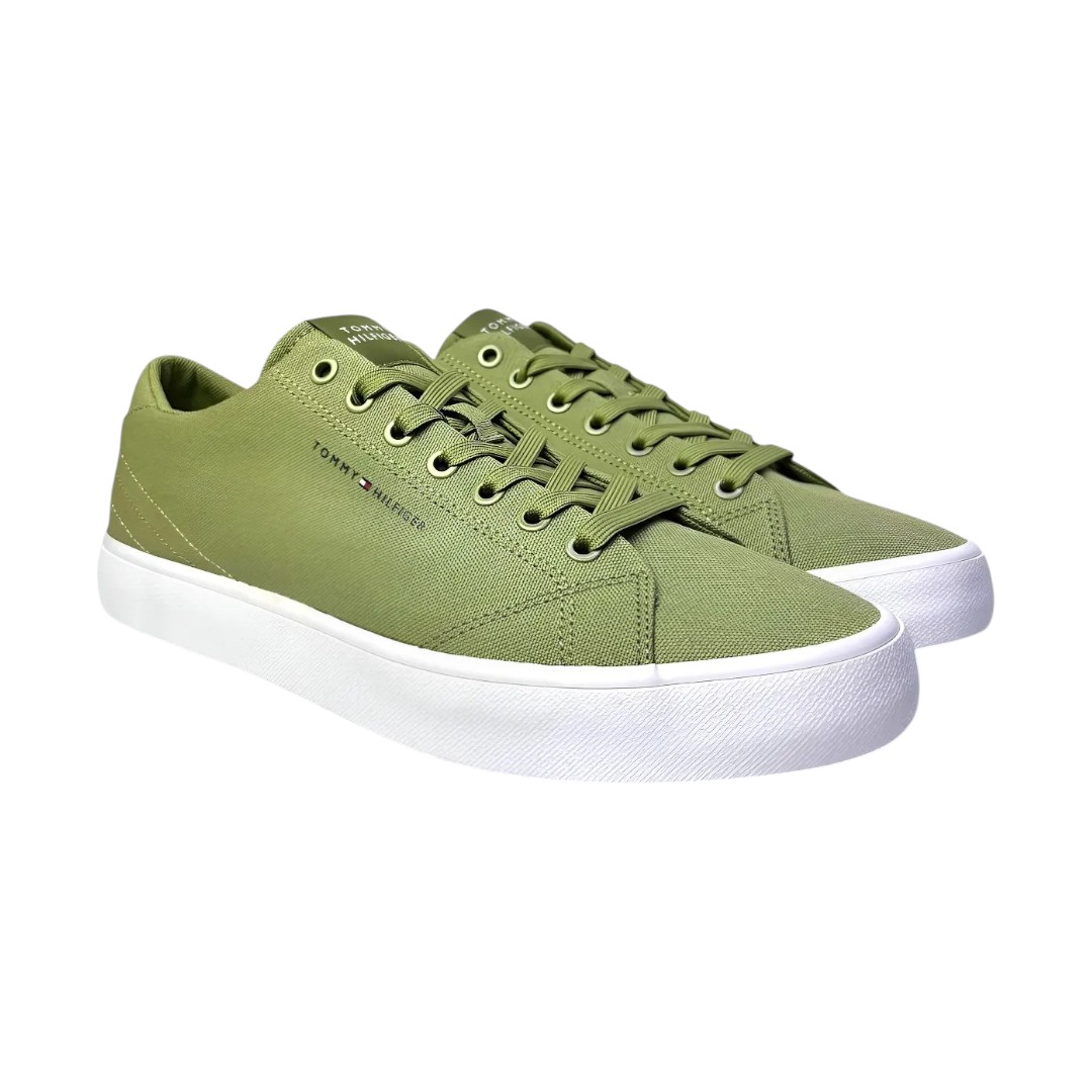 Foto 2 | Tenis Tommy Hilfiger Harlem Core Casual Comodo Color Verde Para Hombre