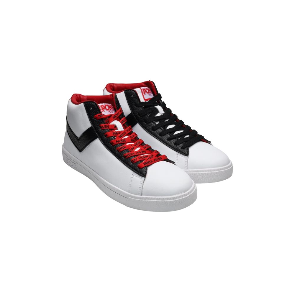 Foto 4 pulgar | Tenis Pony Top Star Hi Ninja Unisex color Blanco