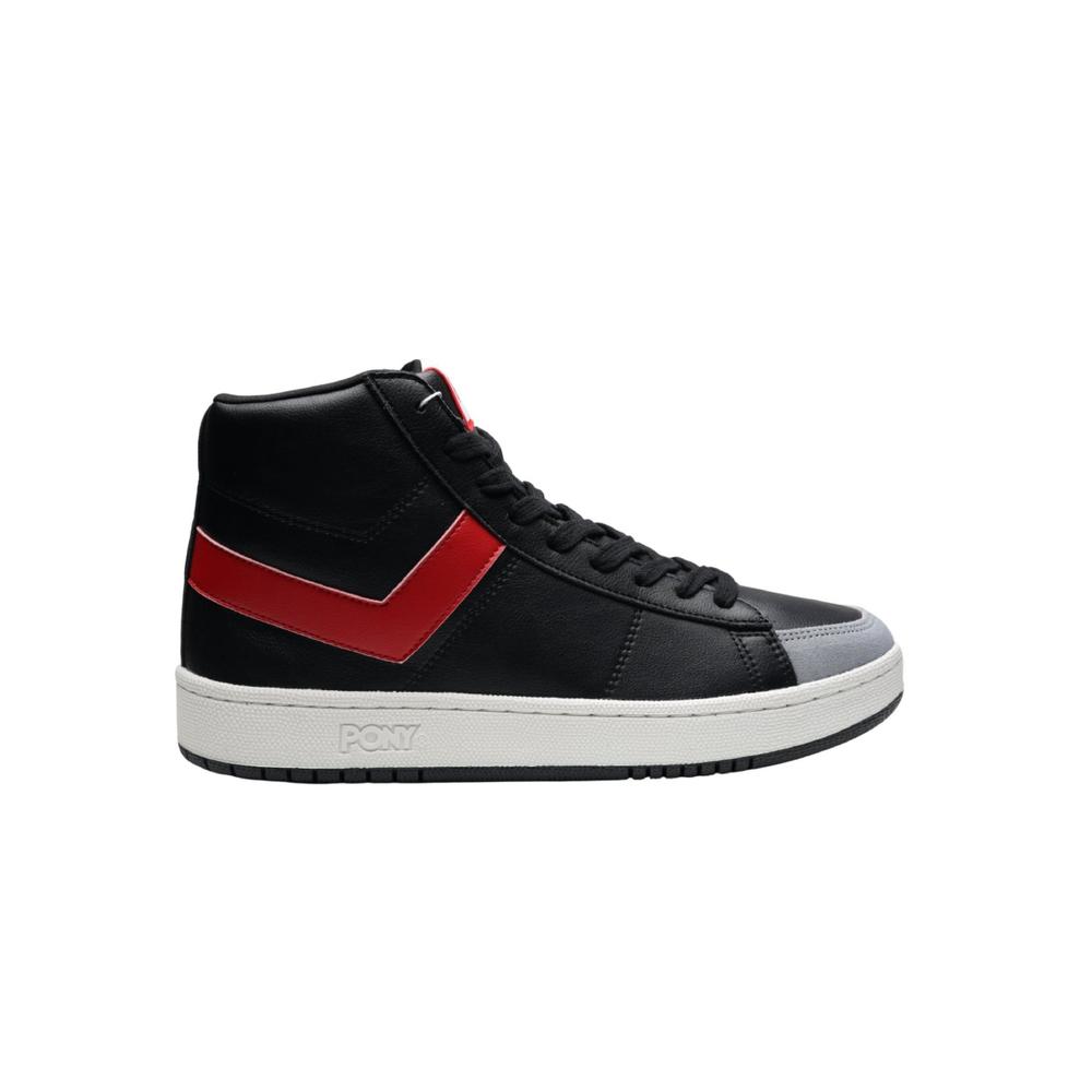 Tenis Pony Pro 80 Hi Black Berry Unisex color Negro