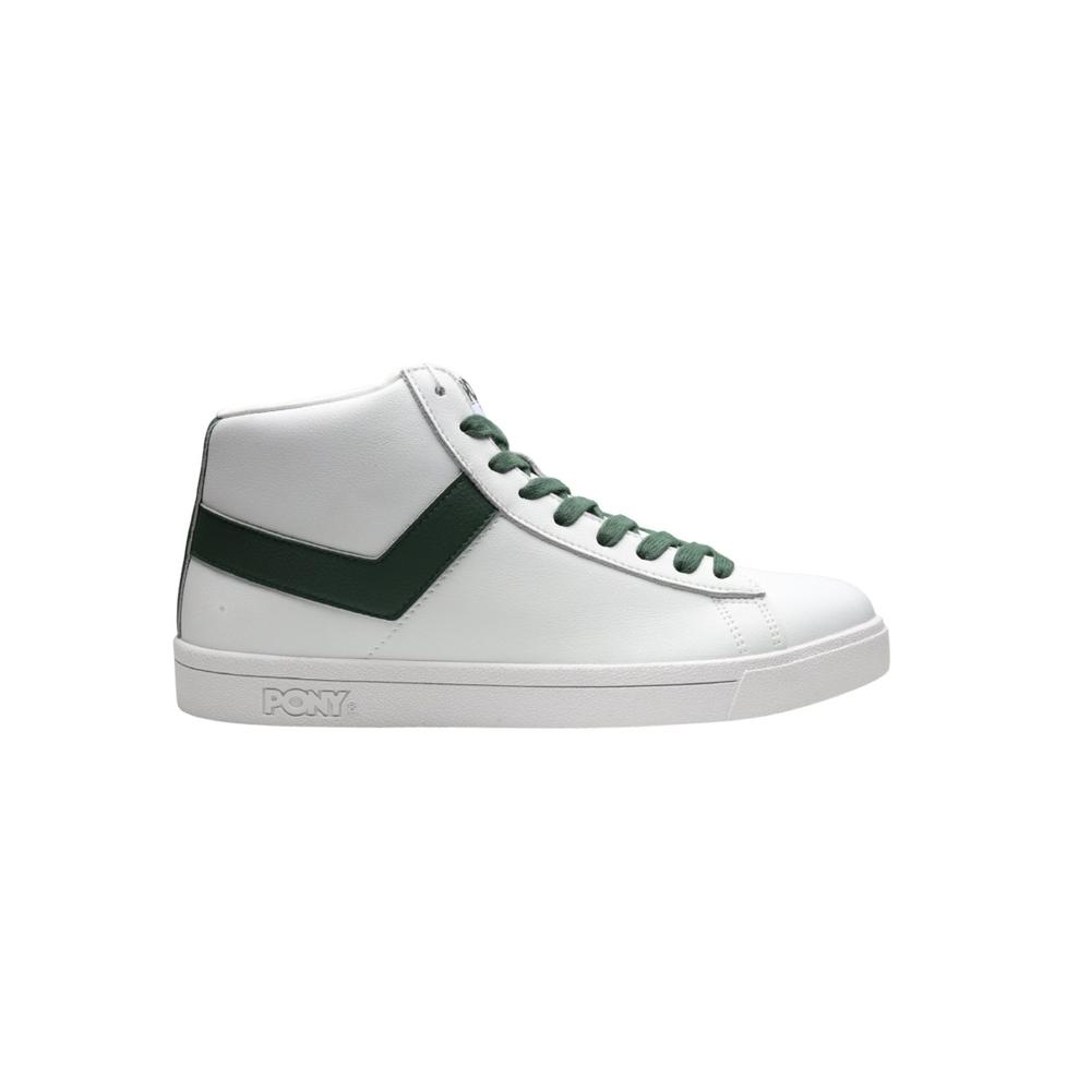 Foto 2 pulgar | Tenis Pony Top Star Hi Emerald Green Unisex Casual color Blanco