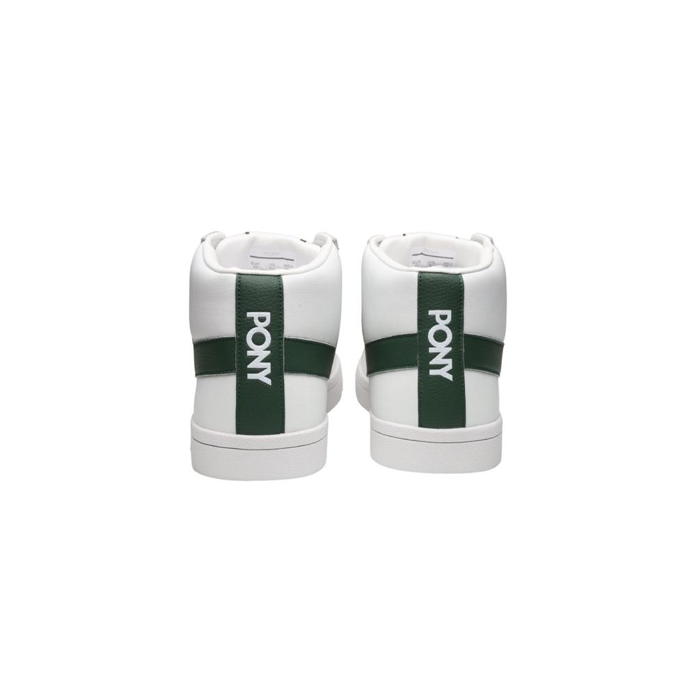 Foto 3 pulgar | Tenis Pony Top Star Hi Emerald Green Unisex Casual color Blanco