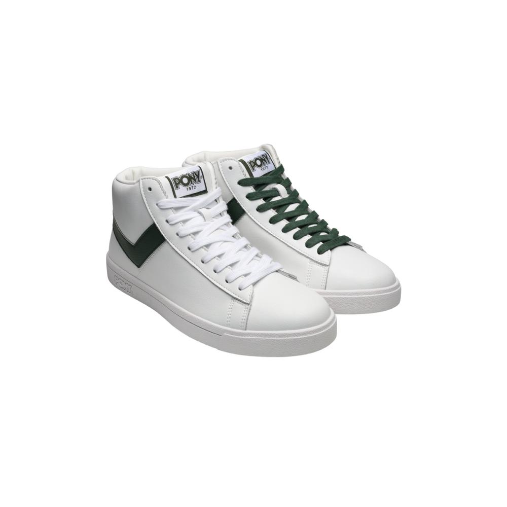 Foto 4 pulgar | Tenis Pony Top Star Hi Emerald Green Unisex Casual color Blanco