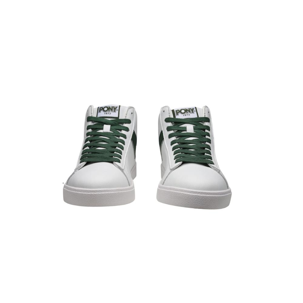 Foto 5 pulgar | Tenis Pony Top Star Hi Emerald Green Unisex Casual color Blanco