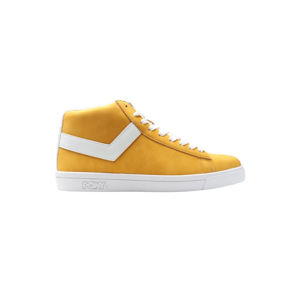 Tenis Pony Top Star Hi Incaberry Unisex color Amarillo