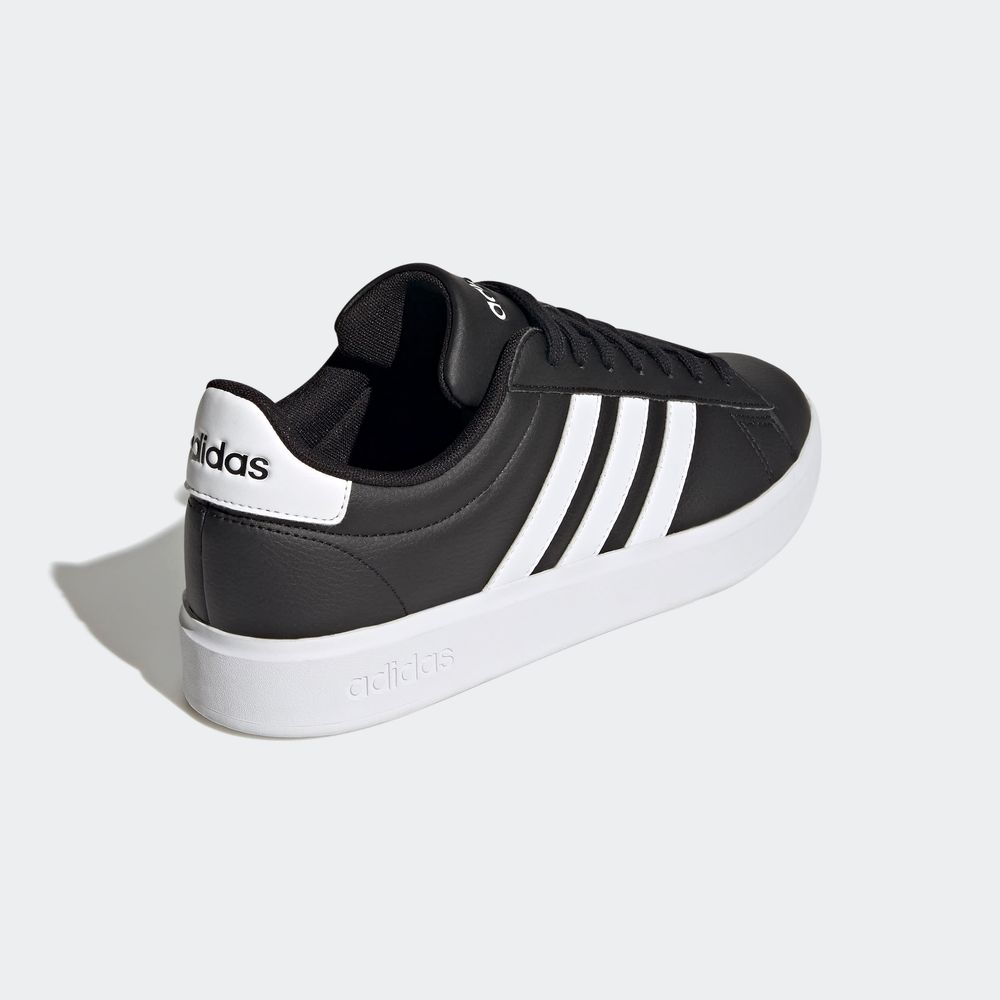 Foto 8 pulgar | Tenis Adidas Grand Court Cloudfoam Negros para Hombre