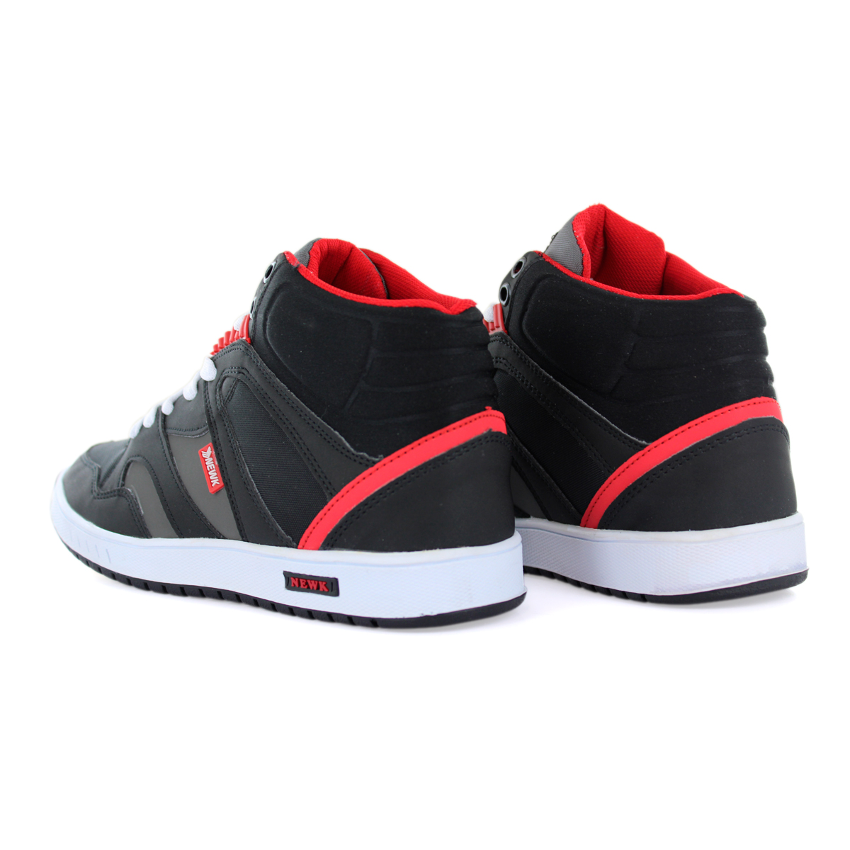 Foto 5 pulgar | Tenis Newk J174*01 Lineal Colombo color Negro Rojo y Gris para Hombre