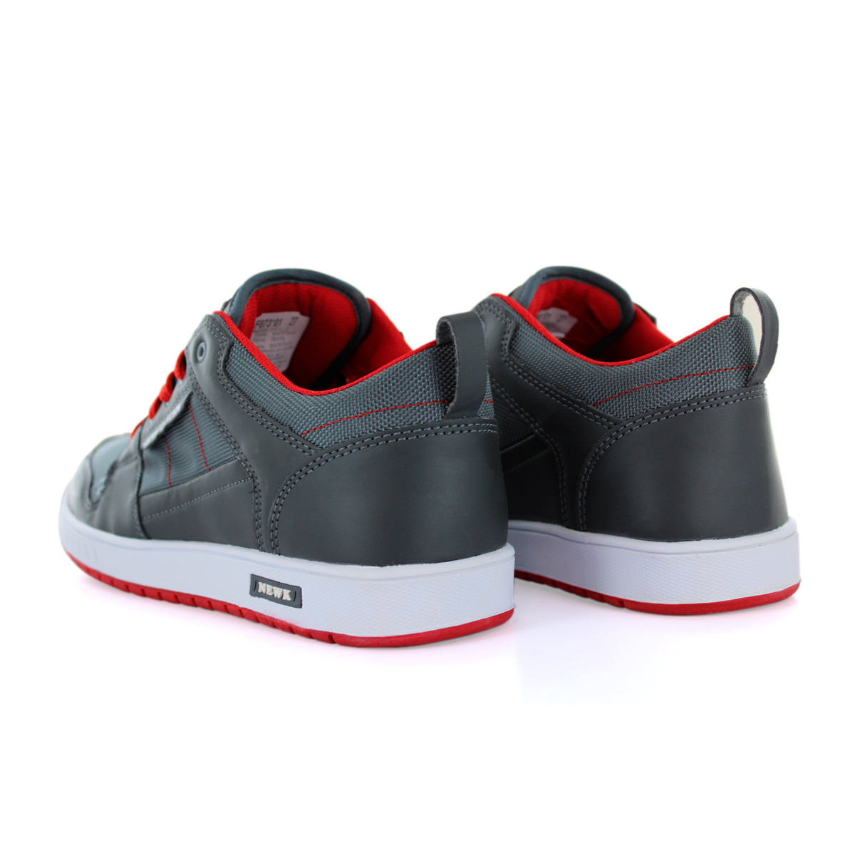 Foto 5 pulgar | Tenis Newk F873*01 Línea Radge color Gris y Rojo para Hombre