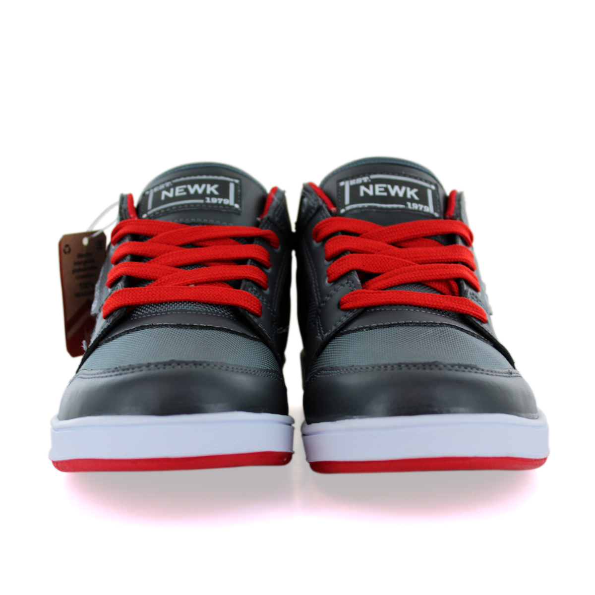 Foto 5 | Tenis Newk F873*01 Línea Radge color Gris y Rojo para Hombre