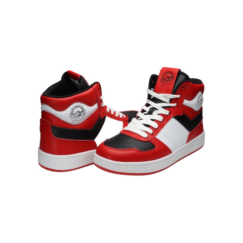 Foto 6 pulgar | Tenis Pony City Wings Hi Chicago Unisex Clásico Moda Color Rojo