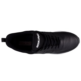 Foto 4 | Tenis Casual de Piel Rokino 3195 color Negro para Hombre