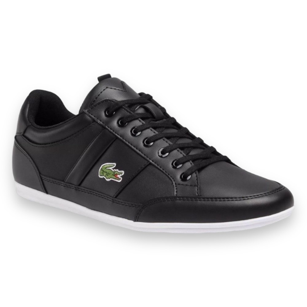 Foto 4 pulgar | Tenis Lacoste Chaymon Negro Con Blanco