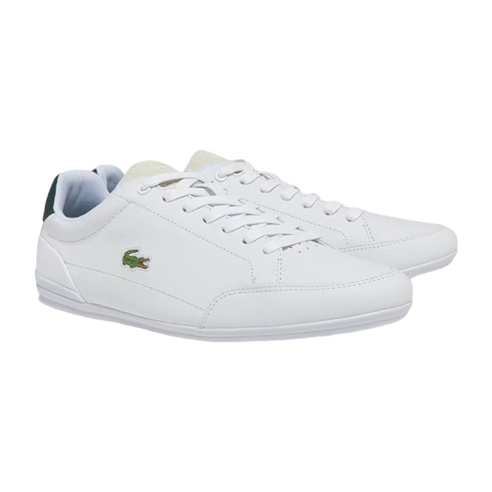 Foto 3 pulgar | Tenis Lacoste Chaymon Crafted White Dark Green 43cma0043