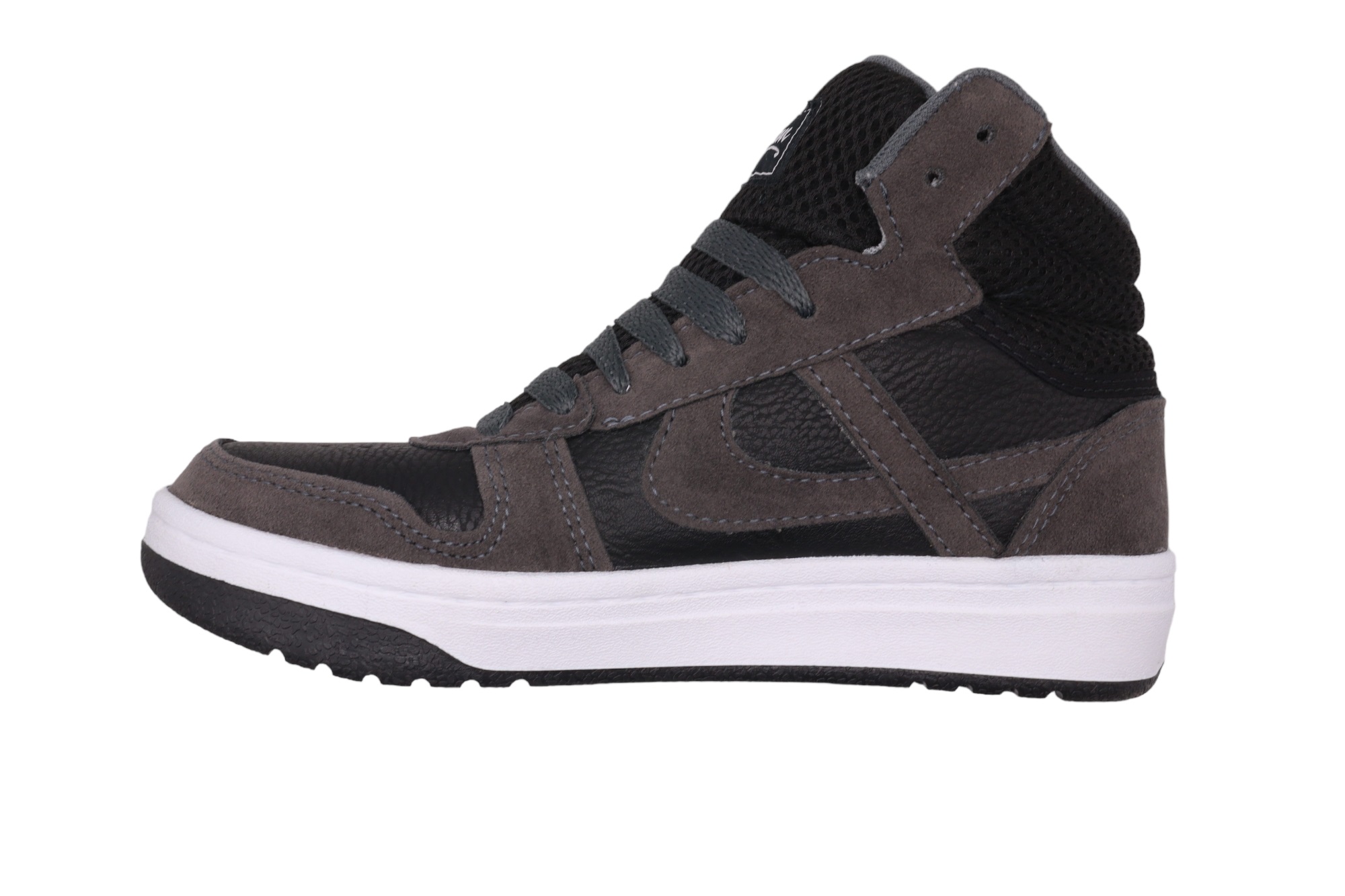 Foto 4 pulgar | Tenis Panam Bota Tepoz Humo Gris/Negro Moda Casual Unisex