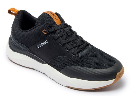 Tenis Casuales Capa de Ozono Negros para Hombre