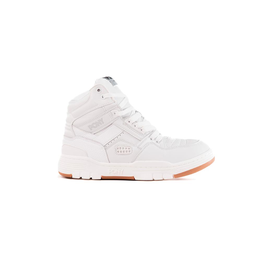 Foto 2 pulgar | Tenis Pony M-100 White Gum Hi Moda Casuales Blancos Unisex