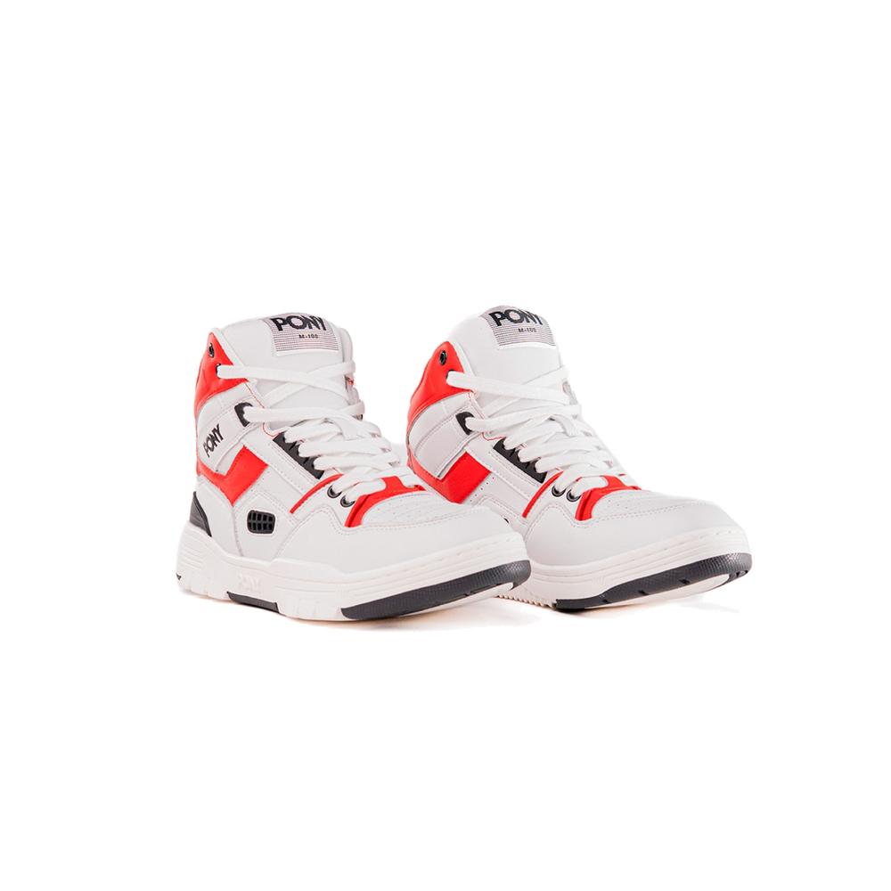 Foto 4 pulgar | Tenis Pony M-100 Urban Red Hi Moda Casual Rojo Unisex