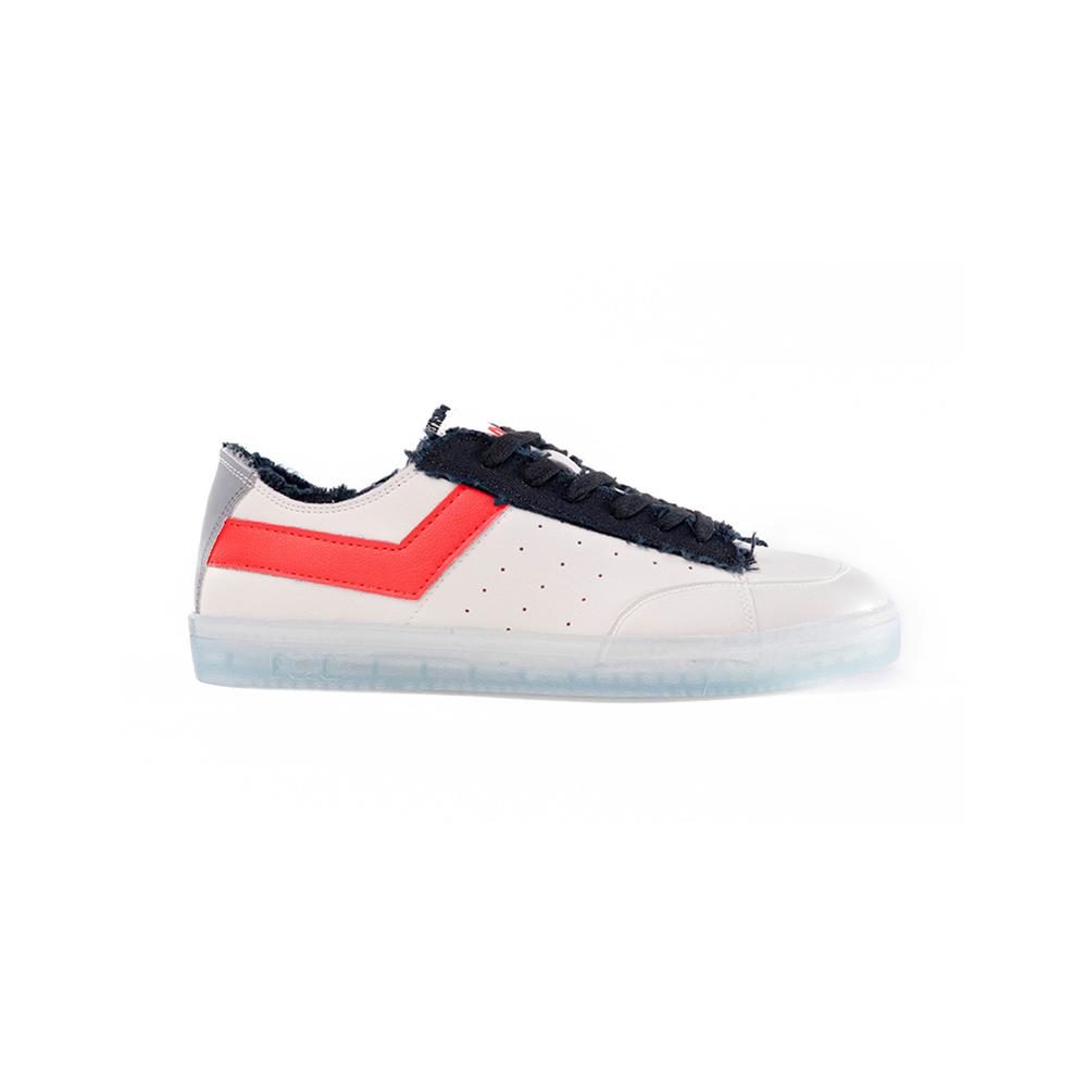 Tenis Pony Slamdunk Scorpio Unisex Moda Retro Color Blanco