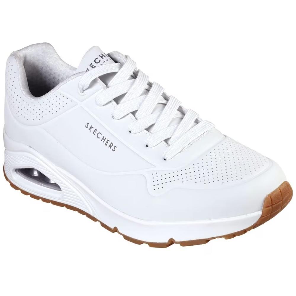 Foto 2 pulgar | Tenis Skechers Uno Stand On Air BCO Blancos para Hombre