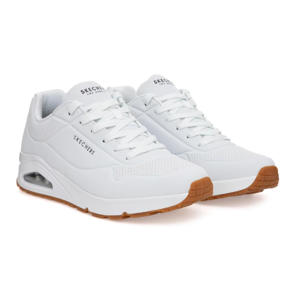 Foto 3 pulgar | Tenis Skechers Uno Stand On Air BCO Blancos para Hombre