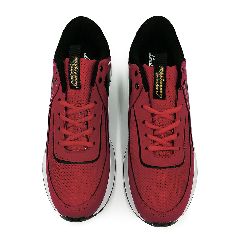 Foto 5 pulgar | Tenis Casuales Lamborghini Rojos para Hombre