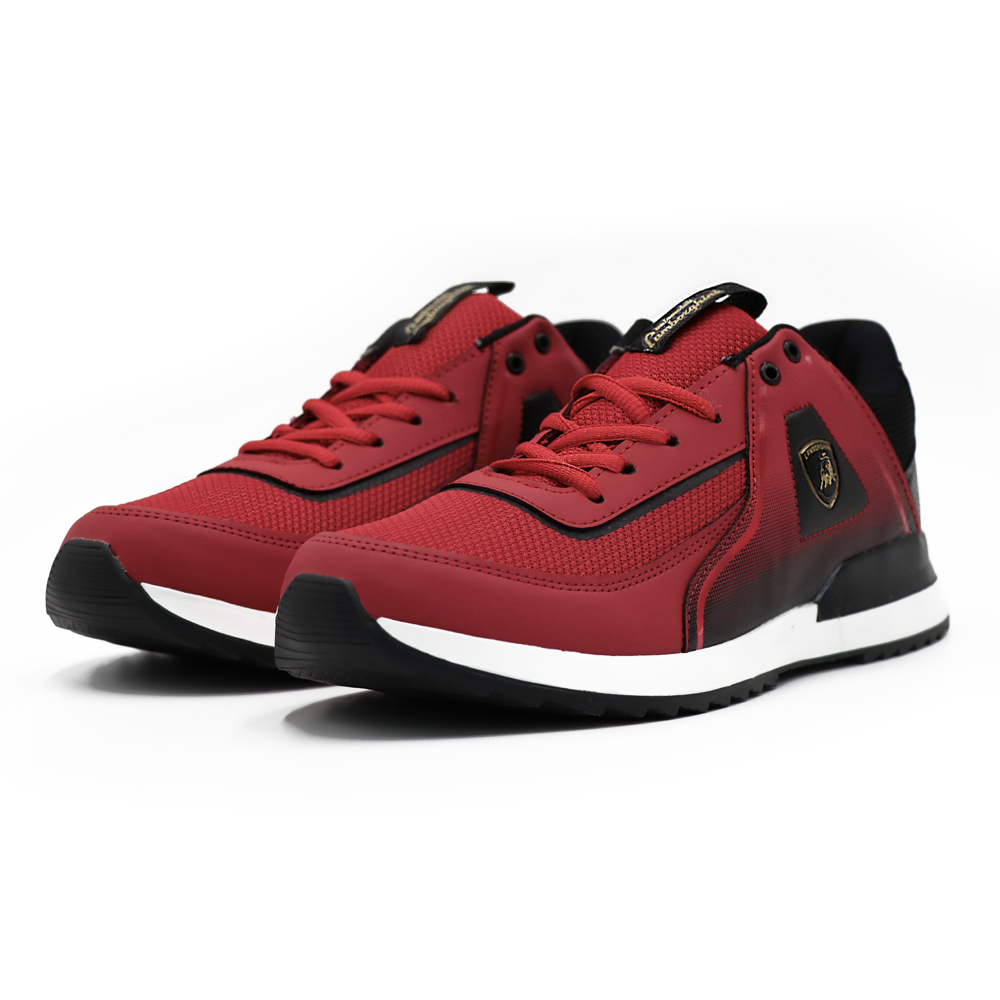 Foto 6 pulgar | Tenis Casuales Lamborghini Rojos para Hombre