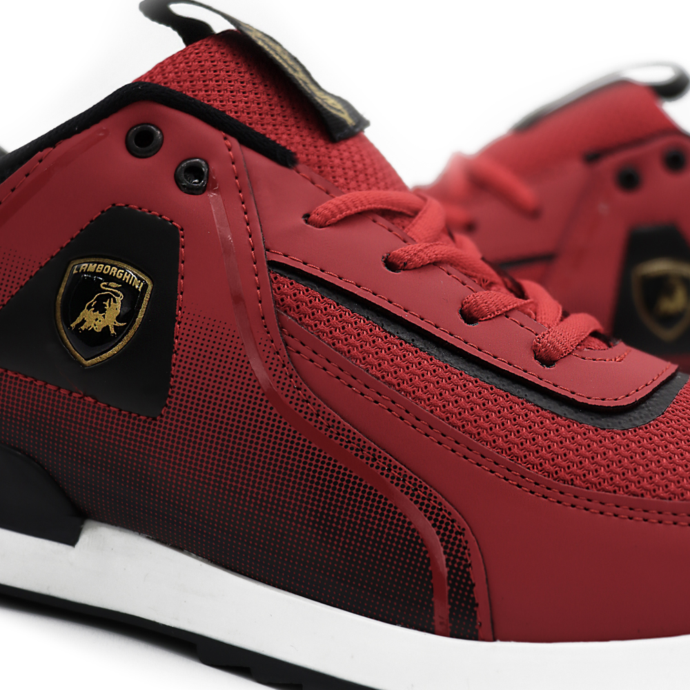 Foto 9 pulgar | Tenis Casuales Lamborghini Rojos para Hombre