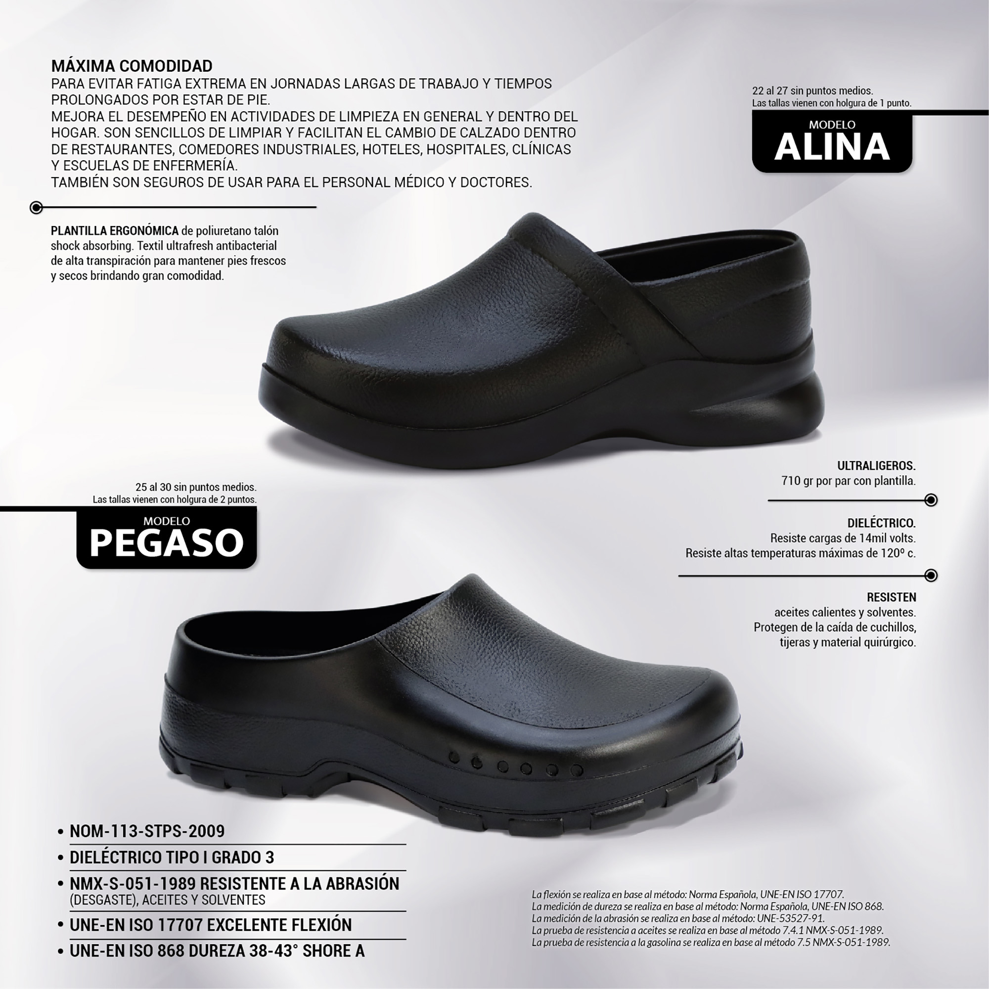 Foto 4 pulgar | Zapatos Antiderrapante SFB Pegaso color Negro