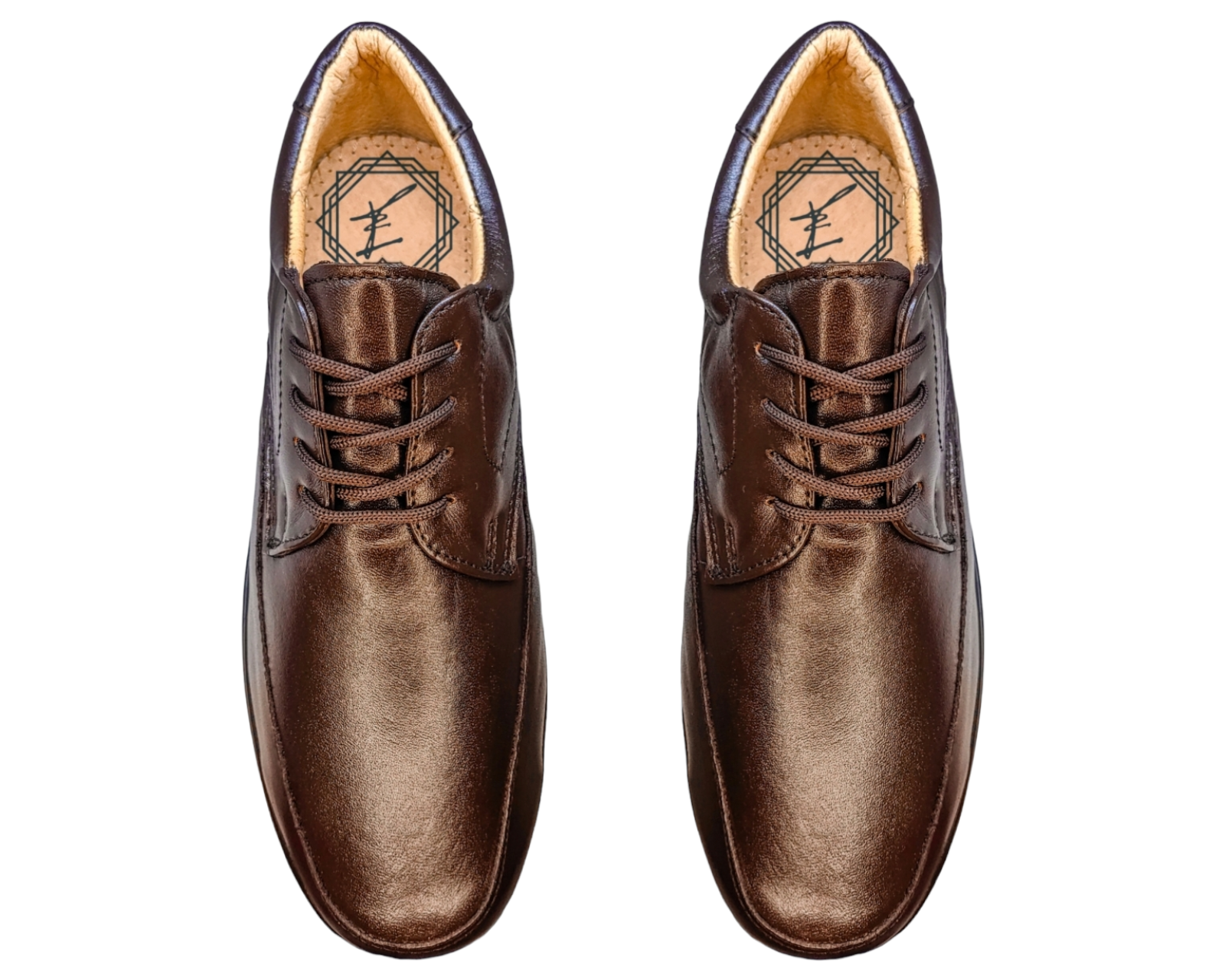 Foto 8 | Zapatos para Hombre Enco Footwear de Piel Cafés