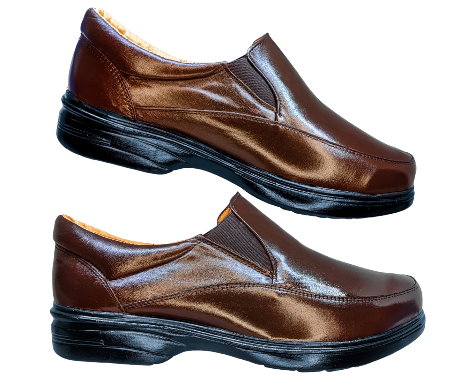 Foto 4 | Zapatos para Hombre Enco Footwear de Piel Cafés