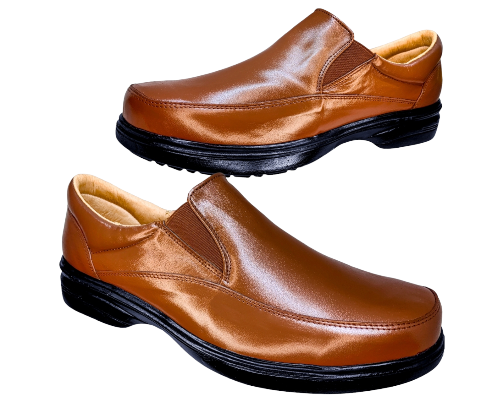 Foto 5 | Zapatos para Hombre Enco Footwear de Piel Cafés