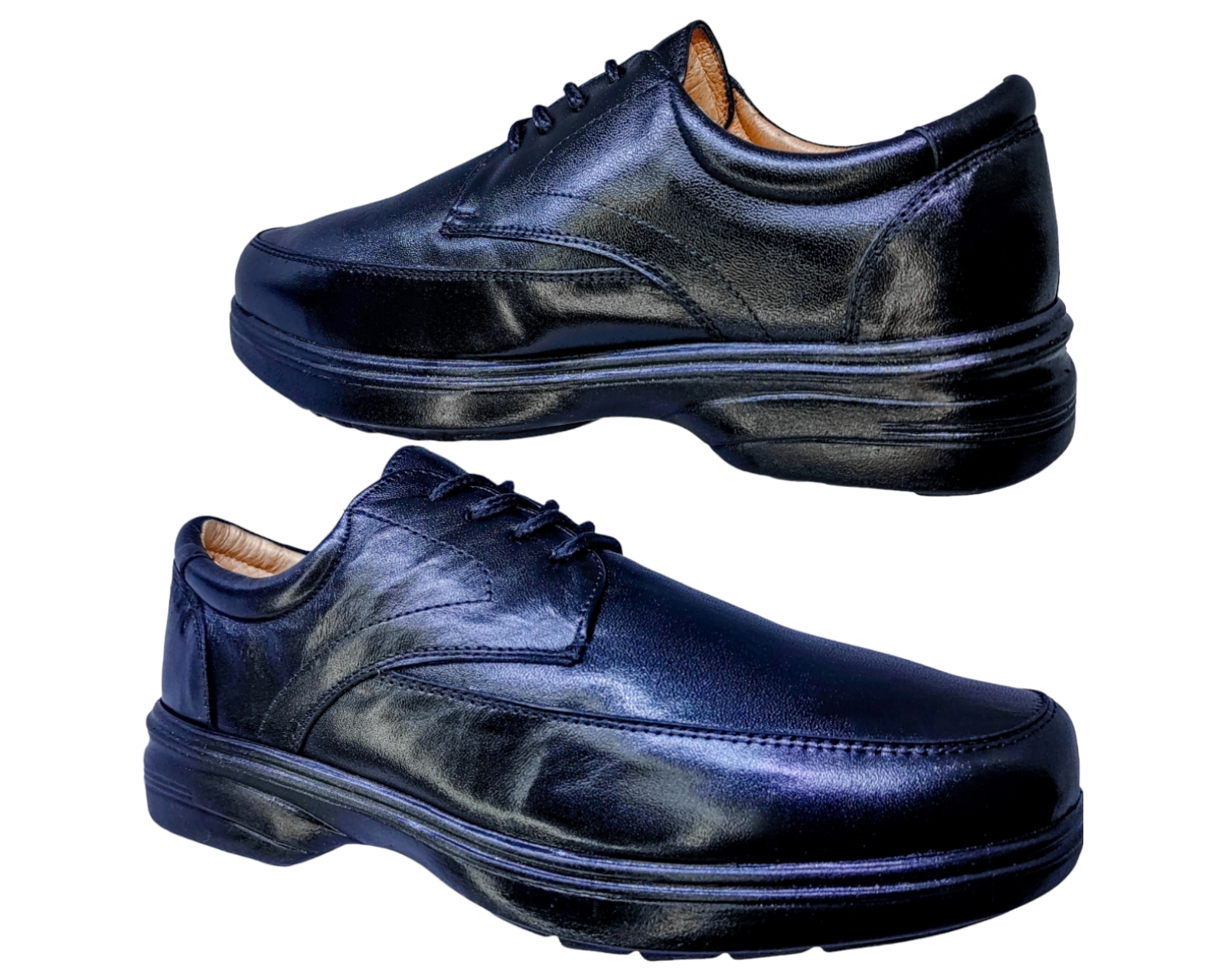 Foto 4 | Zapatos para Hombre Enco Footwear de Piel Negros