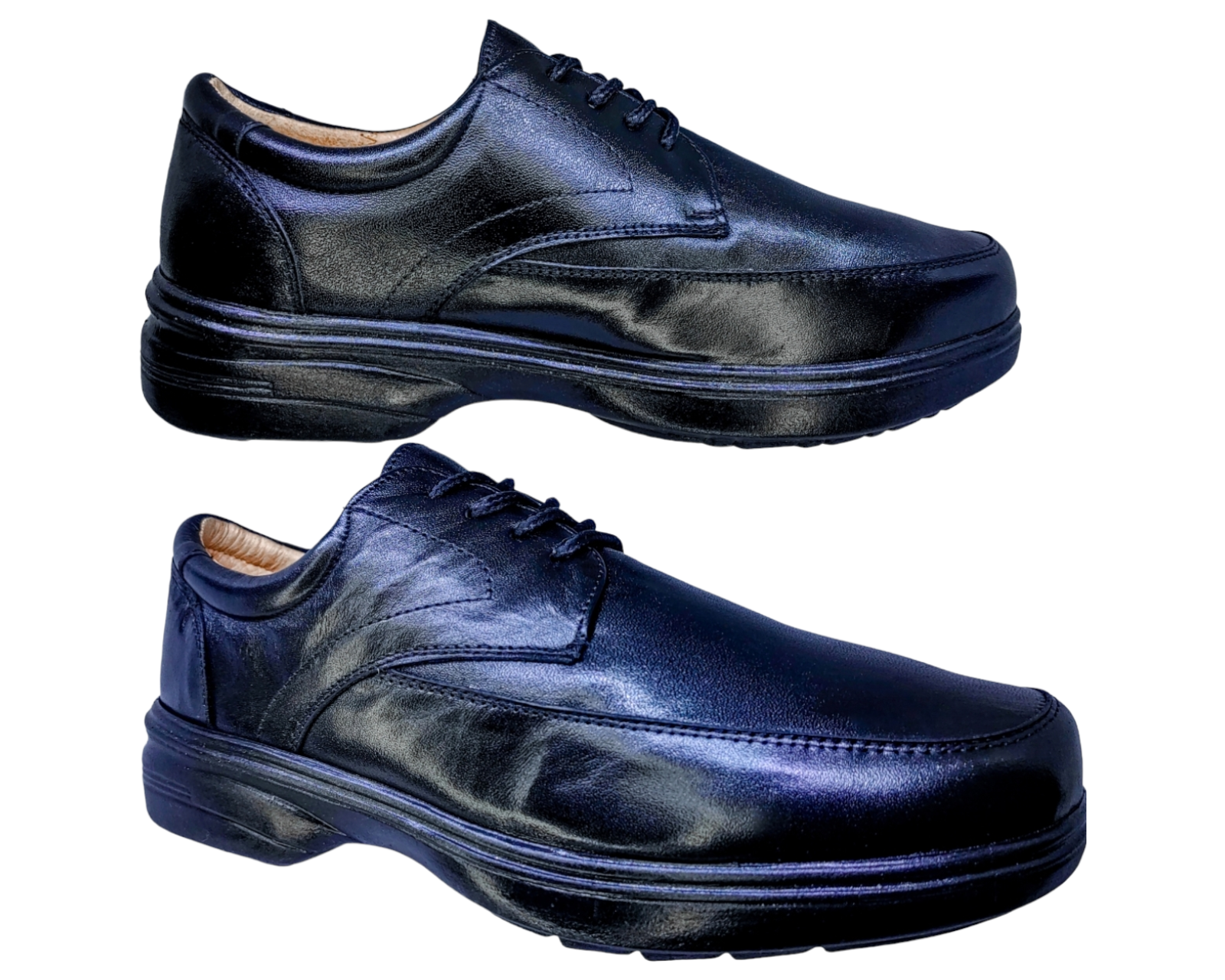 Foto 5 | Zapatos para Hombre Enco Footwear de Piel Negros