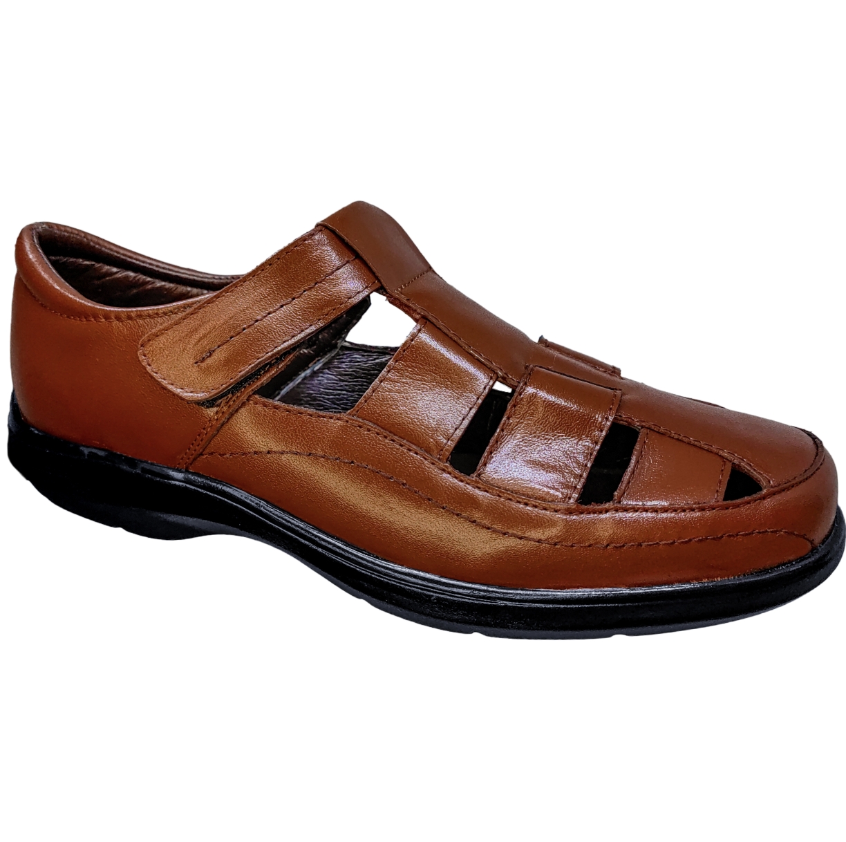 Sandalias En Piel De Borrego Cómodo Para Pie Delicado para Hombre