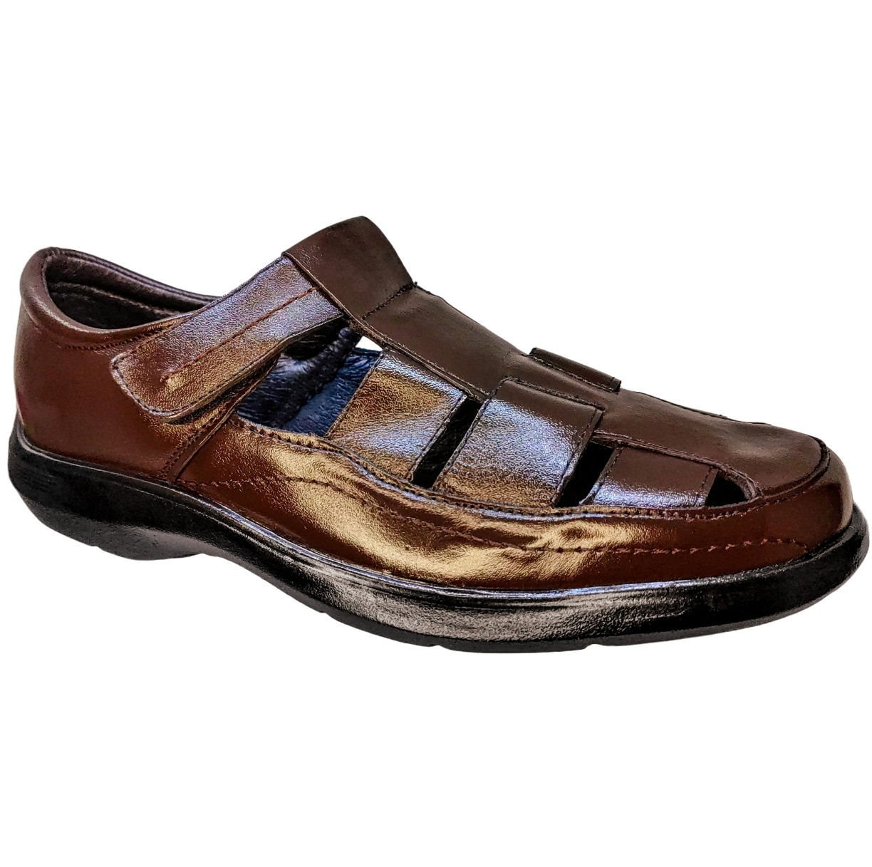 Sandalias de Piel Enco Footwear Cafés para Hombre $849