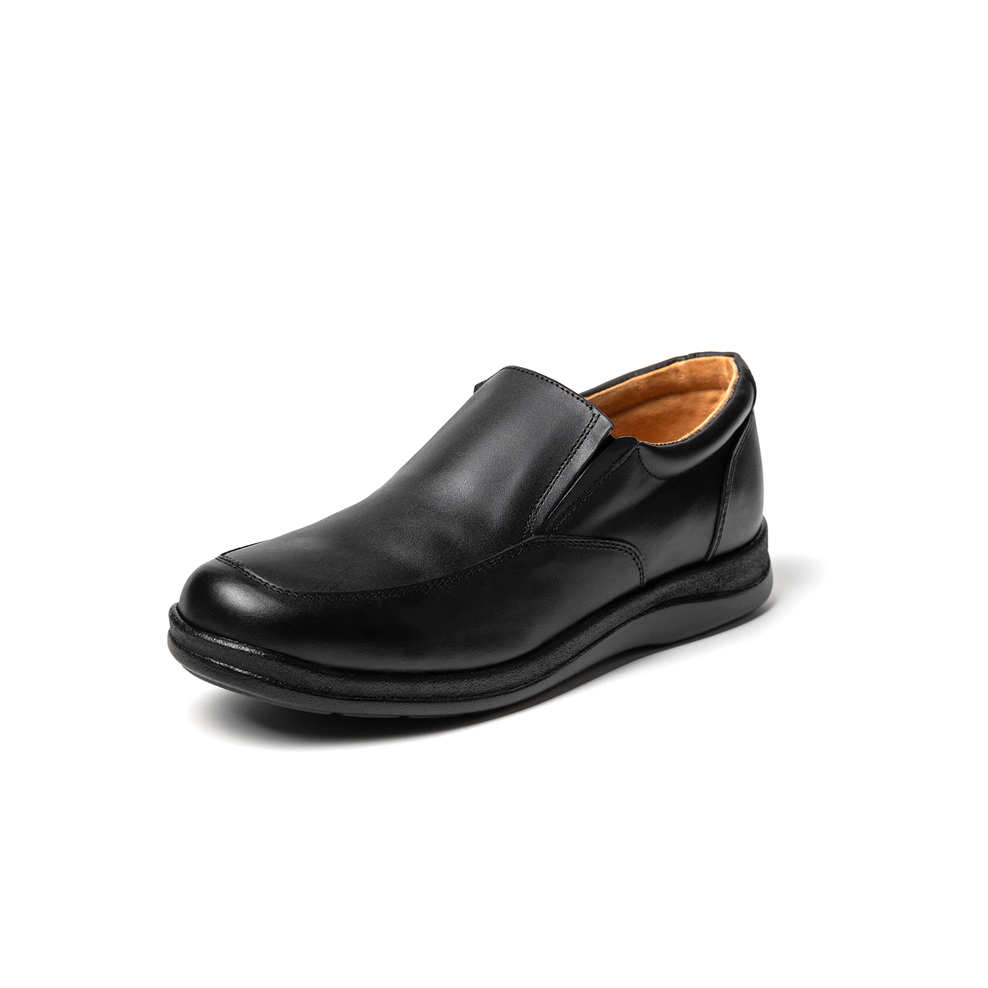 Foto 2 pulgar | Zapatos de Piel Baraldi Negros para Hombre